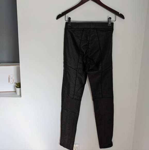 Noisy May matte leather leggings - Picture 2 of 3